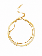 Pulseira Duo Dourada